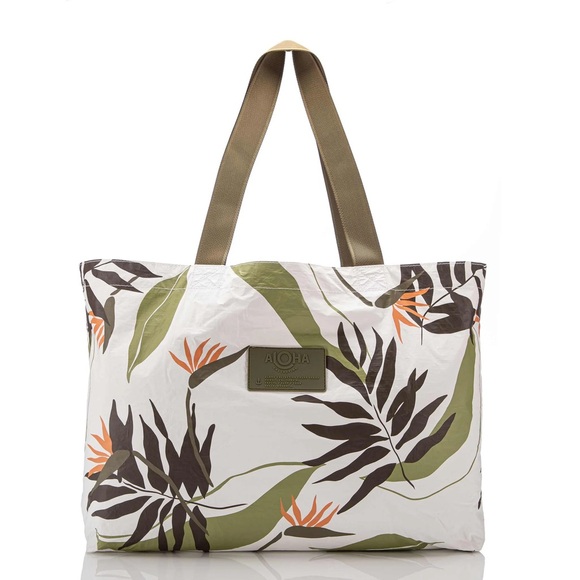 ALOHA Collection Handbags - Aloha Collection Painted Birds Holo Holo Tote
